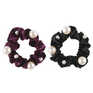 Mineas scrunchies fløyel liten 2 stk med