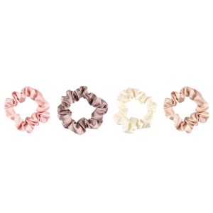 Mineas scrunchie sateng liten 4 stk fler