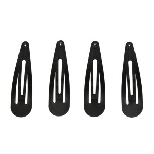 Mineas hårspenner basic sett med 4 svart