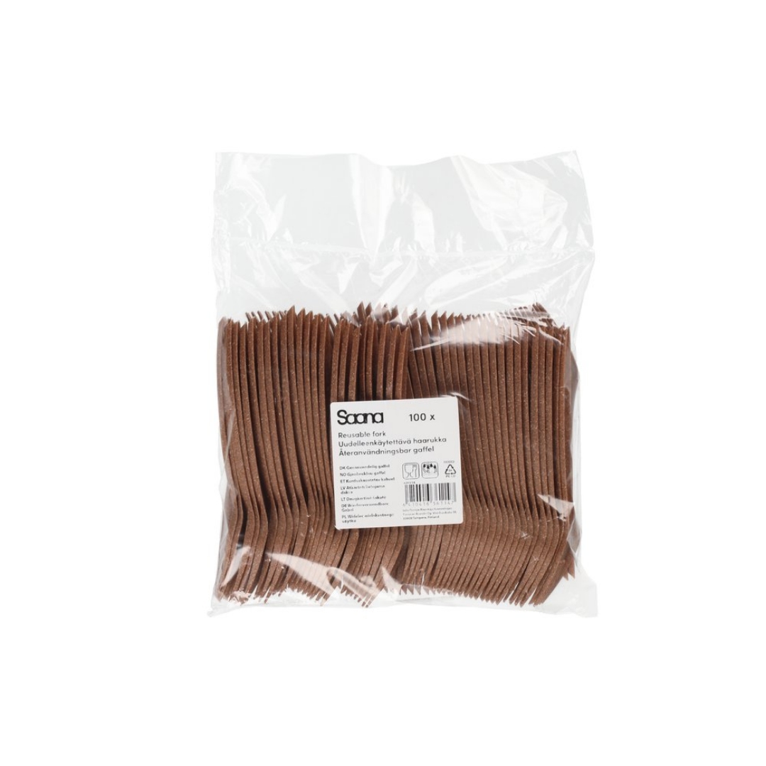 Saana gaffel gjenbrukbar 100 stk - Bilde 2