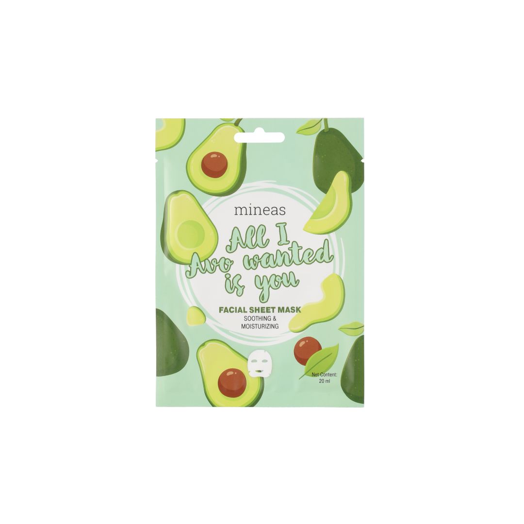 Mineas ansiktsmaske beroligende og fukti