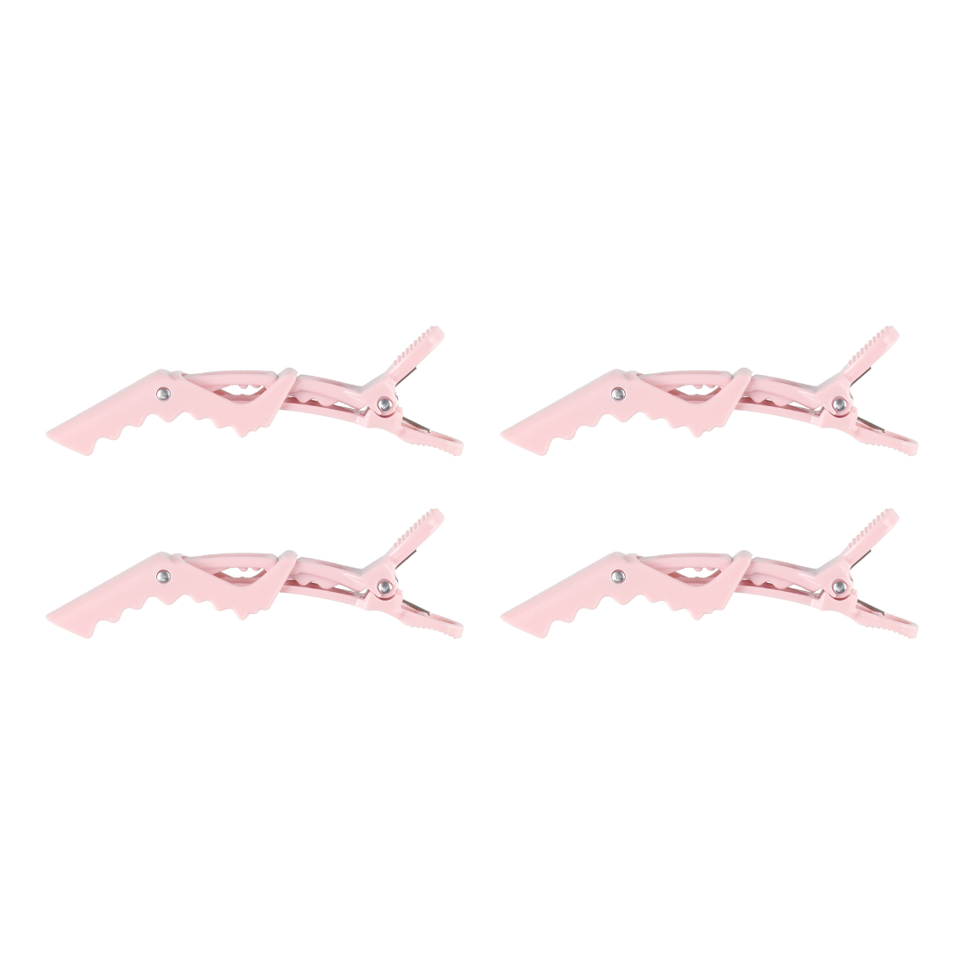 Mineas krokodille hårspenne 4 stk lys ro