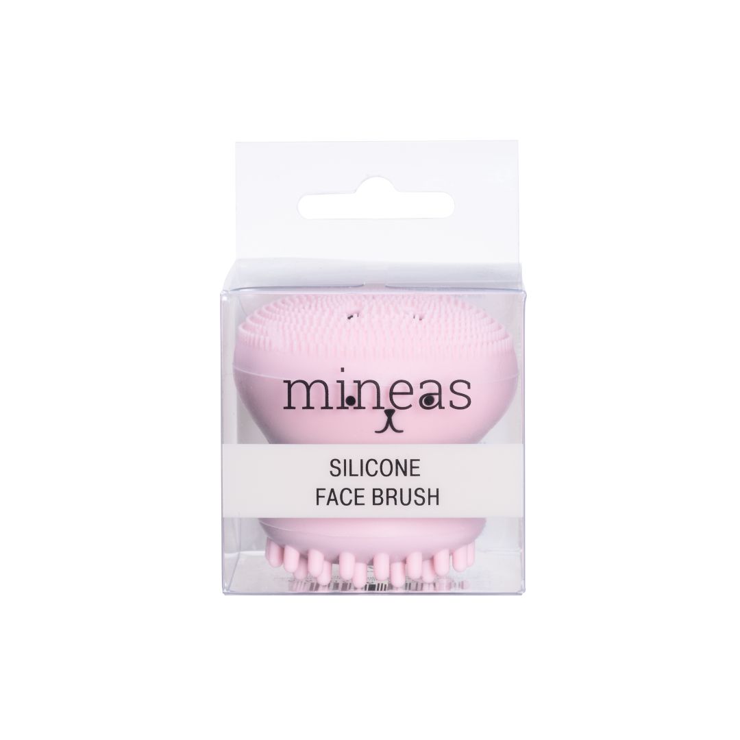 Mineas silikon ansiktsbørste rosa rosa - Bilde 2