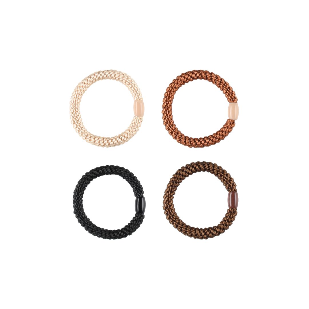 Mineas scrunchie 4 stk nøytral