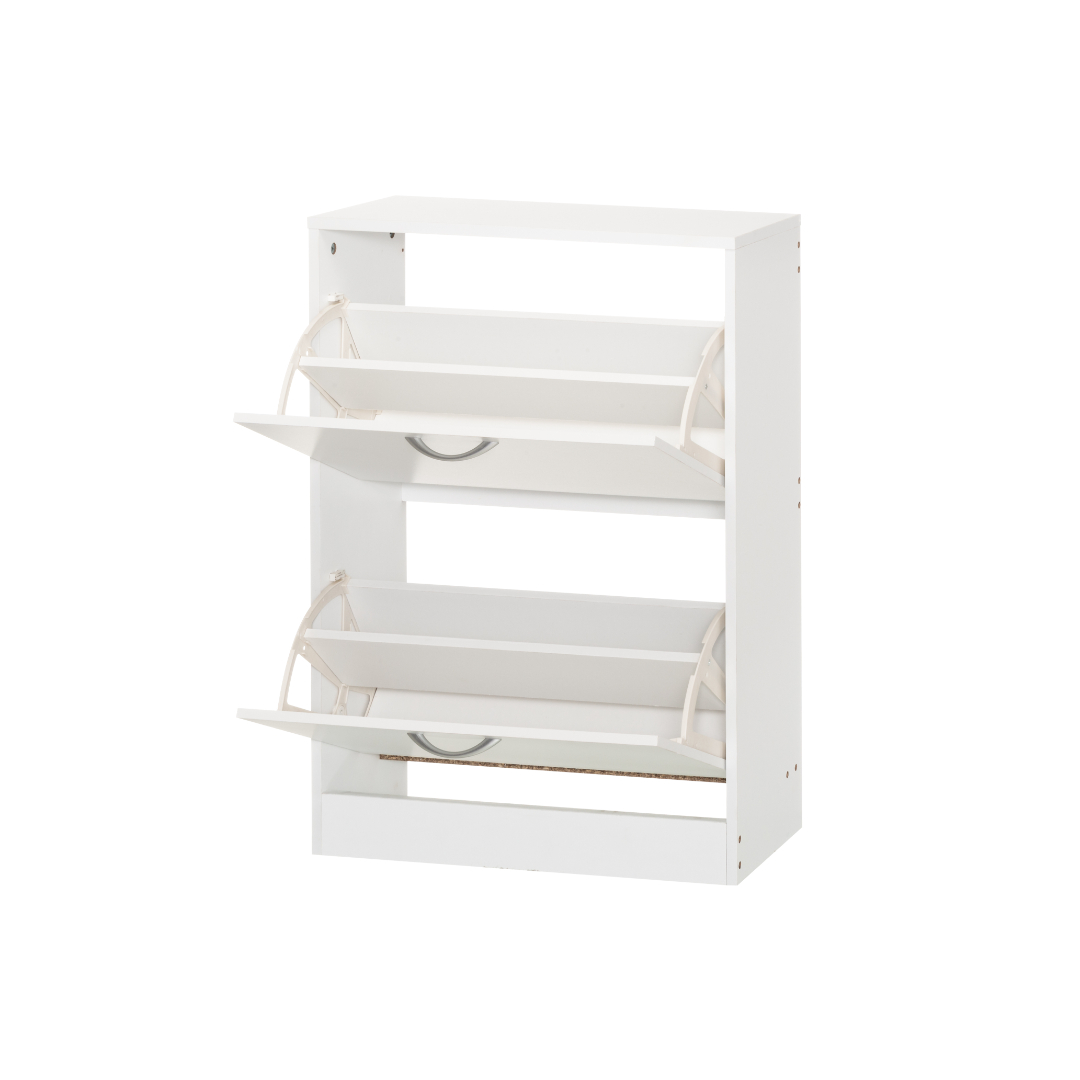 4living skoskap hvit 60x24x80 cm - Bilde 5