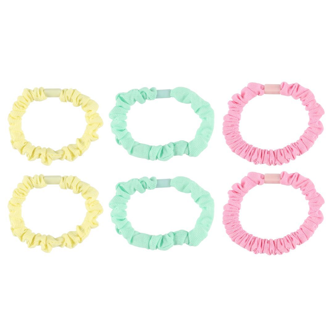 Mineas scrunchie pastell 6 stk flerfarge - Bilde 4