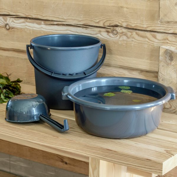 Orthex bøtte 10 l 27x30x25 cm mørkegrå - Bilde 2