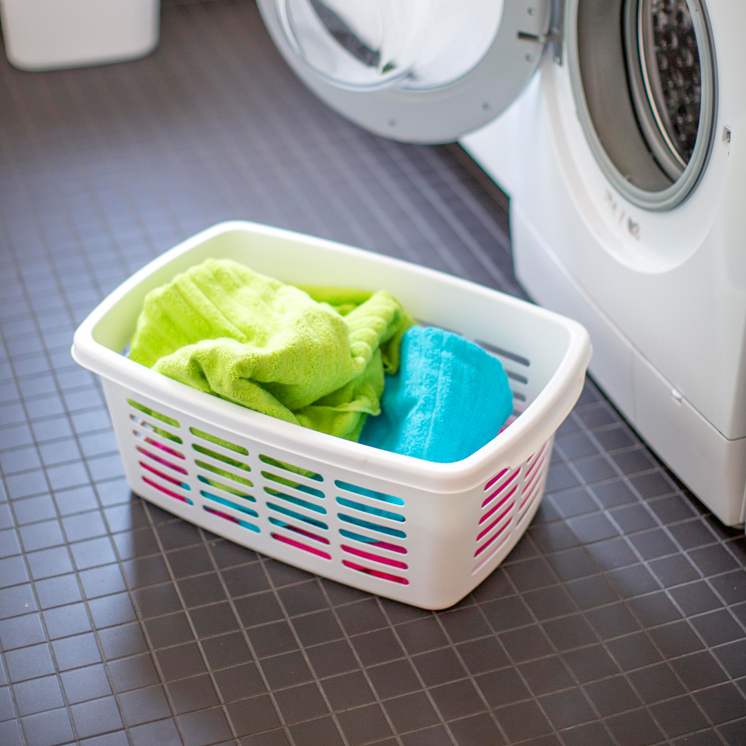 Orthex kleskurv 30 l 57x36x23 cm hvit - Bilde 3