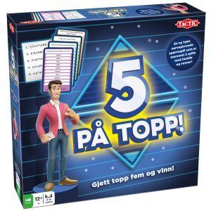 5 på topp brettspill