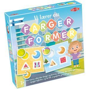 Vi lærer farger og former