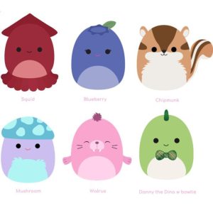 Squishmallows 9 cm p17 clip on asst cdu