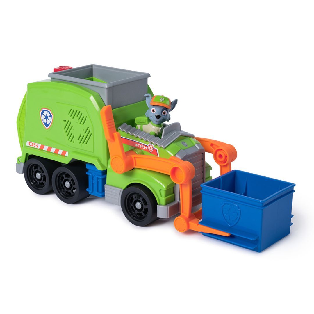 Paw patrol rocky crush n' roll recycling