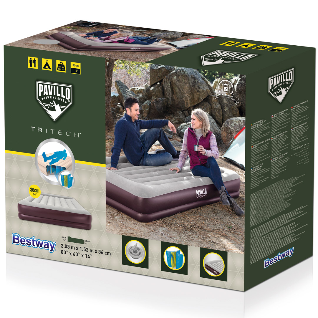 Bestway luftseng pavillo 203x152x36 cm - Bilde 4