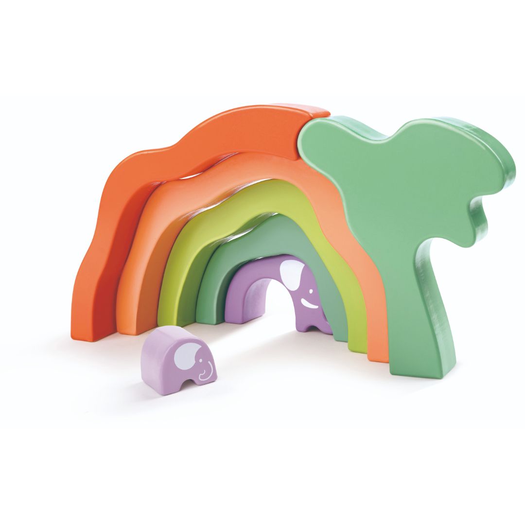 Hape safari elephant stacking blocks