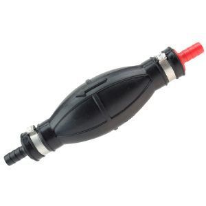 Stor bensinpumpe i gummi