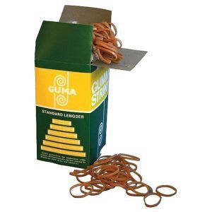 Strikk guma nr18 50g brun