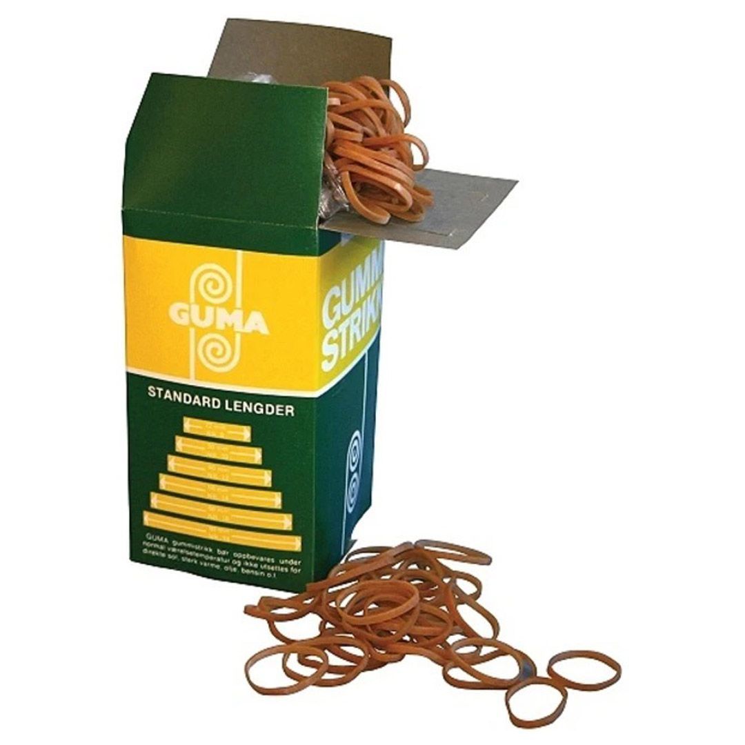 Strikk guma nr18 50g brun