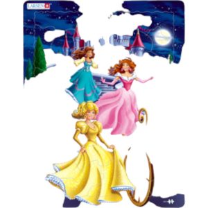 Platepusle maxi tre prinsesser i trappen