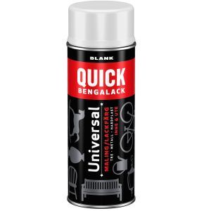 Quick spray nr 001 hvit blank  400ml