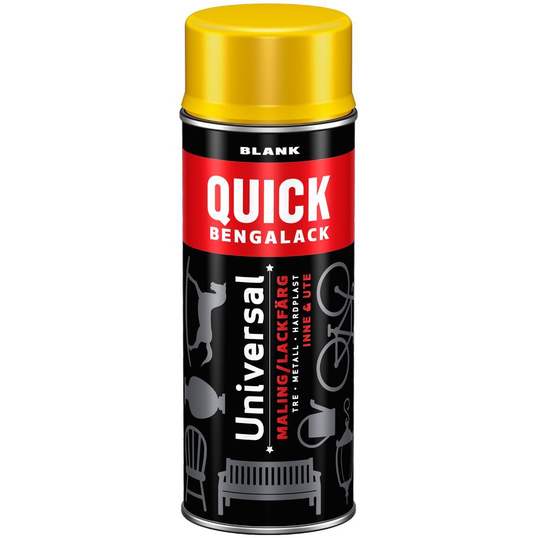 Quick spray signalgul blank 400ml