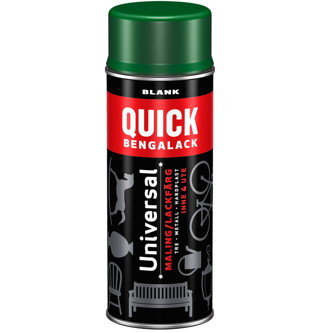Quick spray bladgrønn blank 400ml