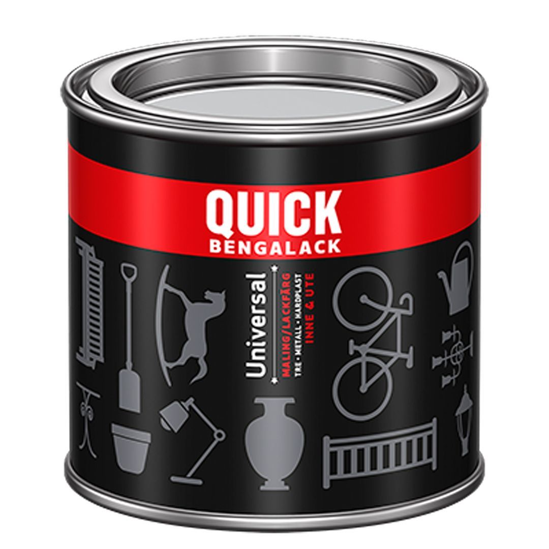 Quick universal nr301 hvit silkematt 0,2