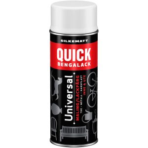 Quick spray hvit silkematt 400ml