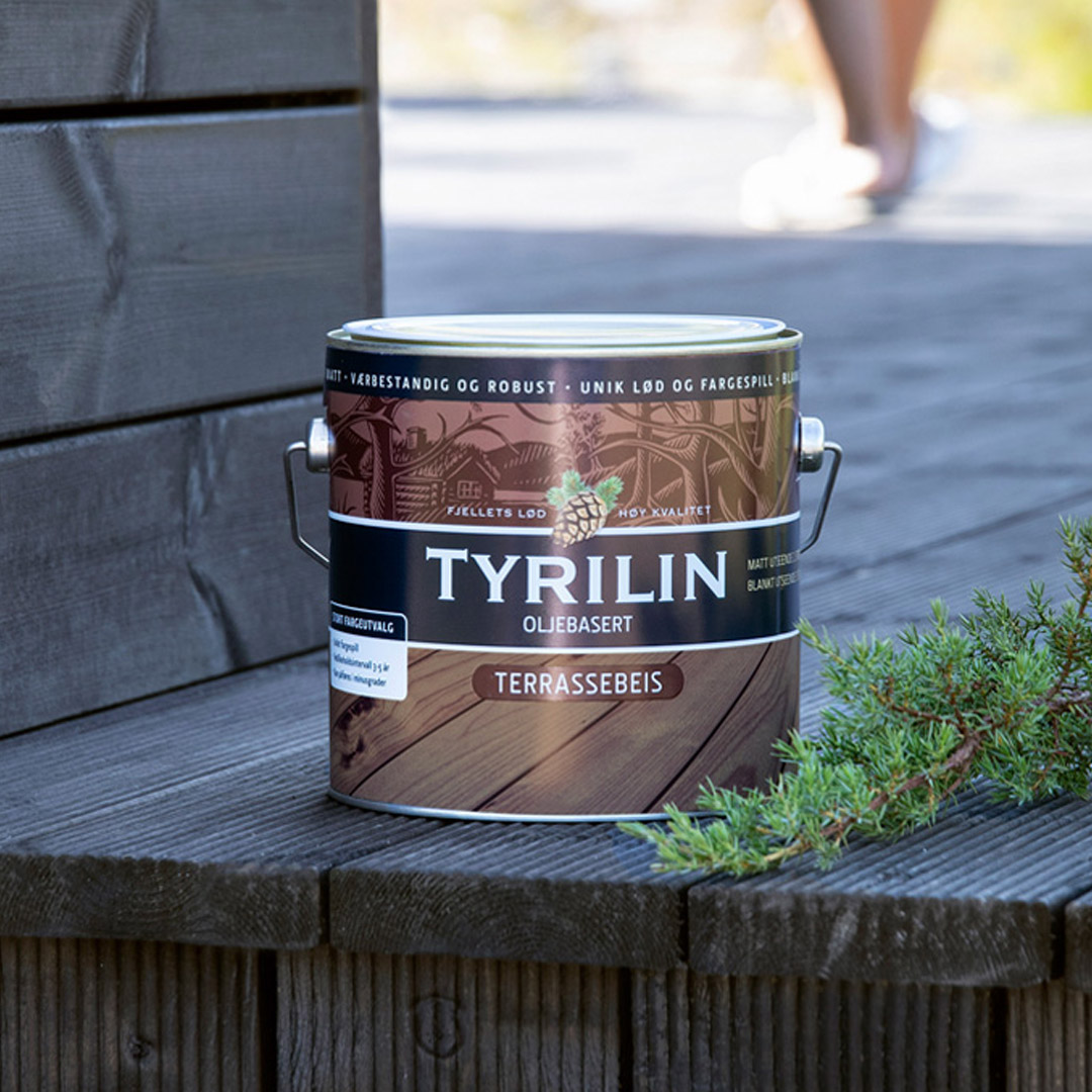 Tyrilin terrassebeis gul-base 2,7l - Bilde 2