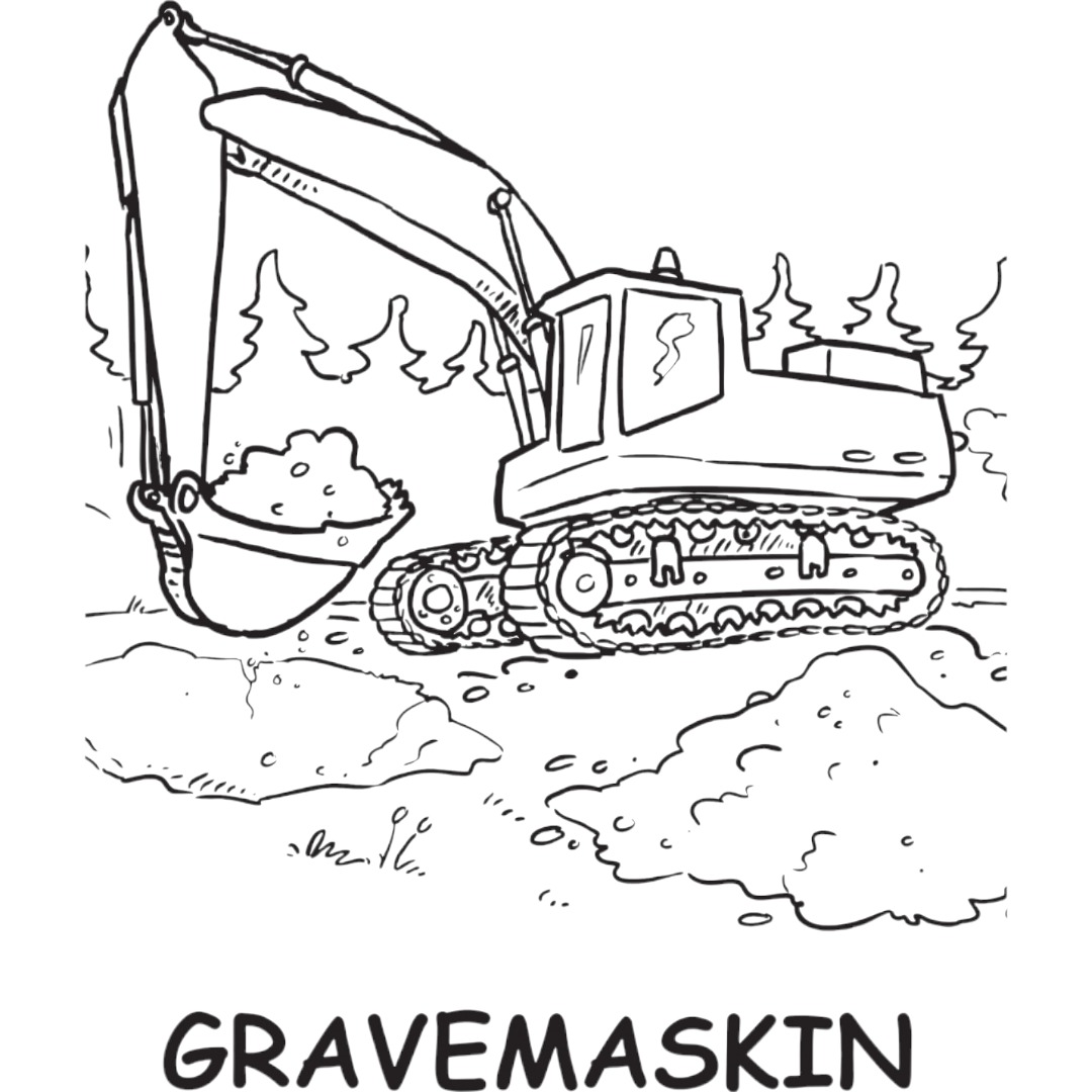 Kjøretøy, malebok - Bilde 3