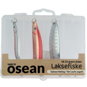 Osean sluksett til laksefiske 18/22g 3pk