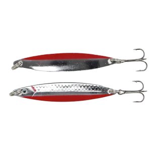 Cal audna-sluken 18gr sølv/rød