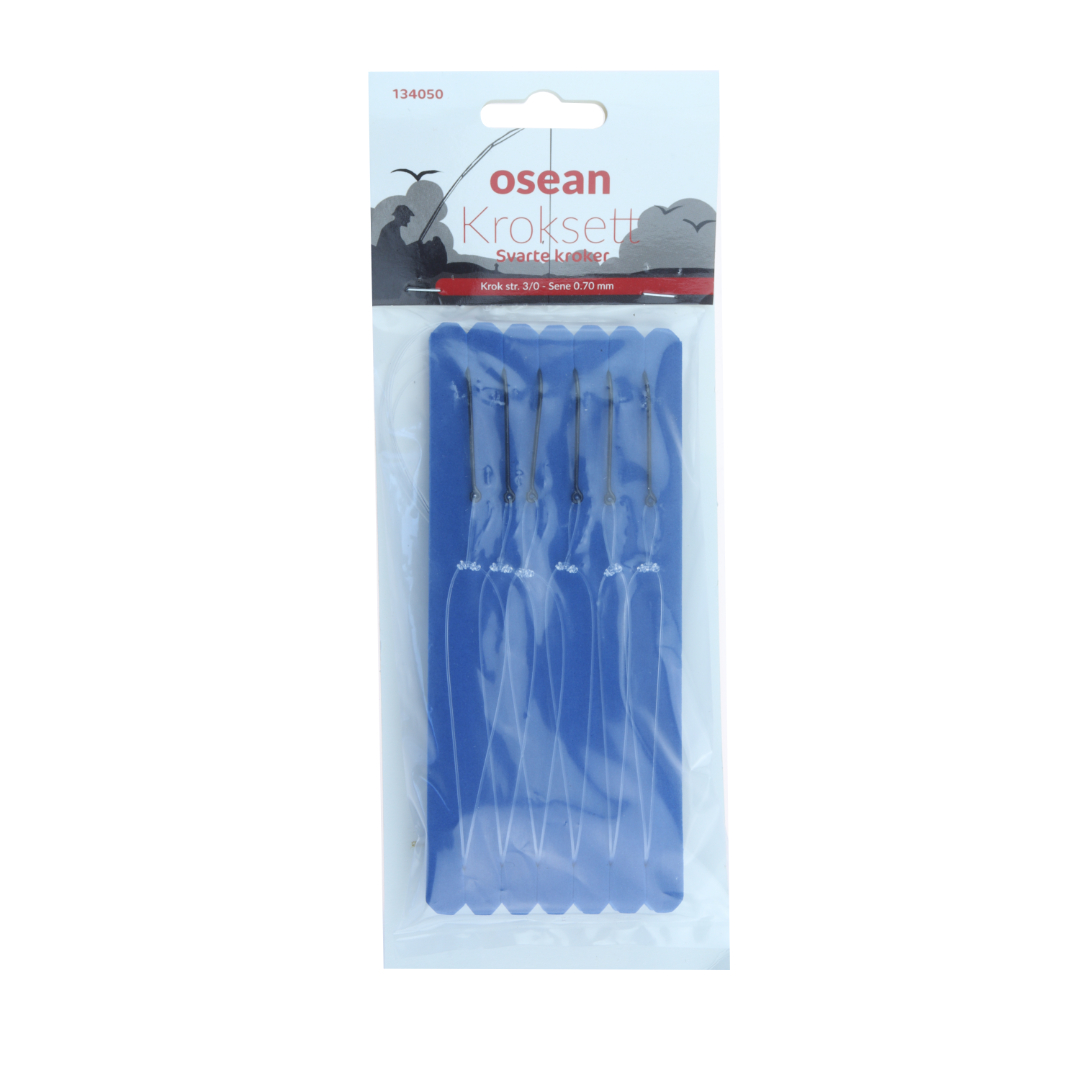 Cal kroksett m/sorte kroker