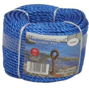 Flytetau pp splitt 4mm 40m blå