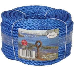 Flytetau pp splitt 5mm 40m blå