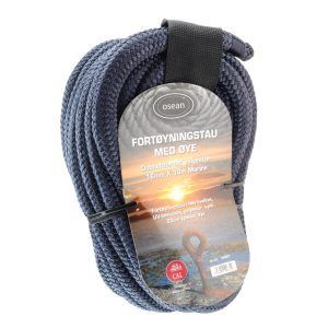 Tau fortøyning m/øye, flettet 16mm x 10m