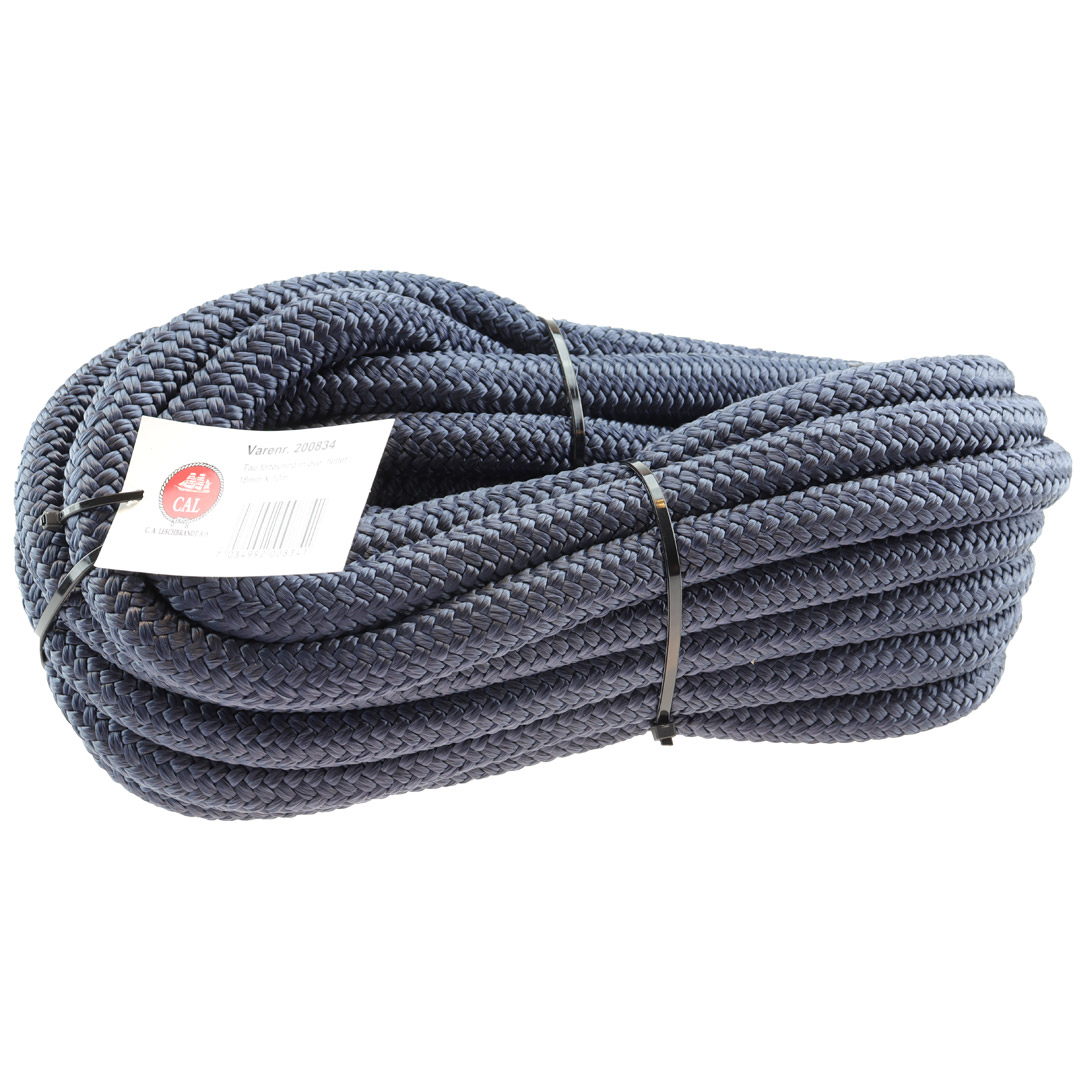 Tau fortøyning m/øye, flettet 18mm x 10m