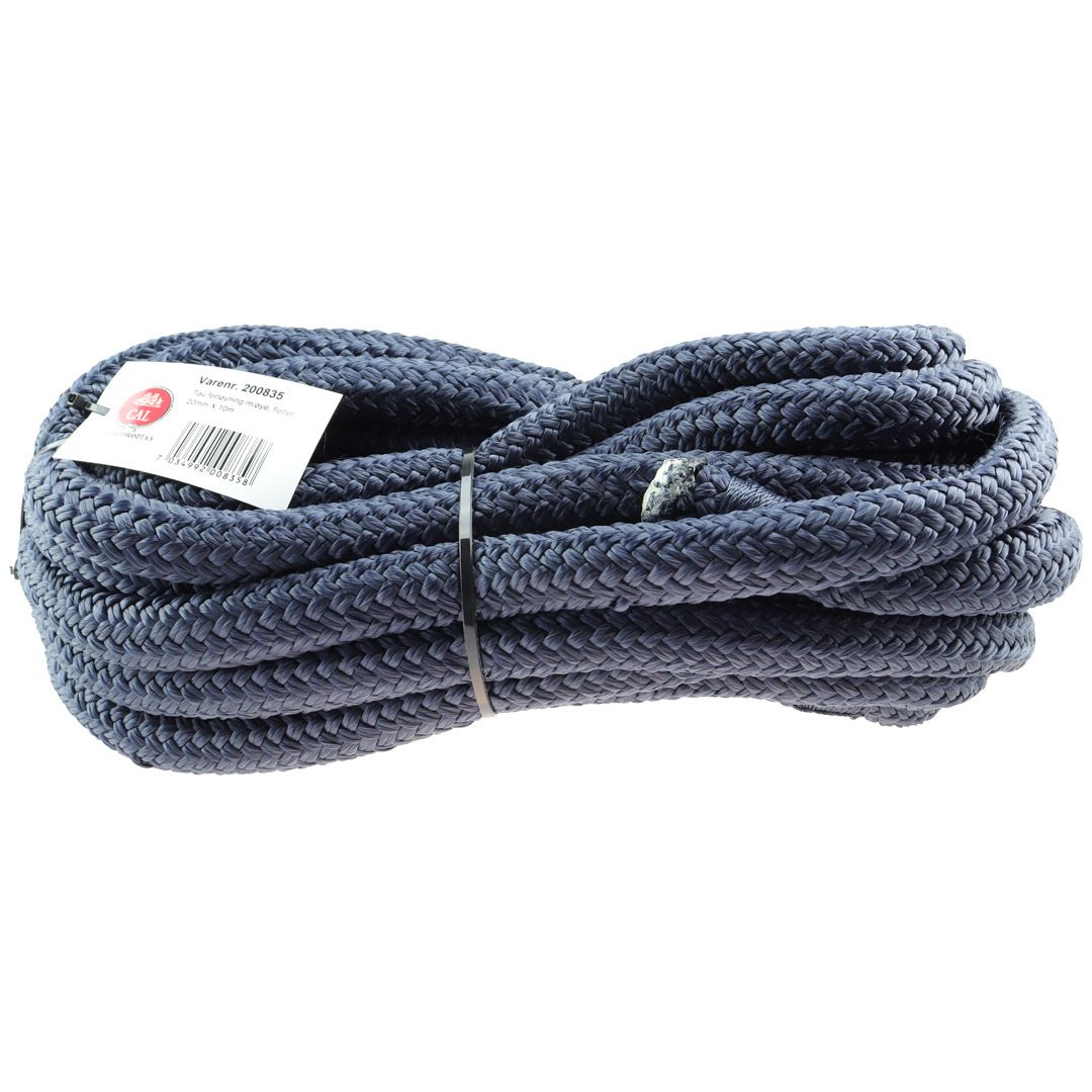 Tau fortøyning m/øye, flettet 20mm x 10m