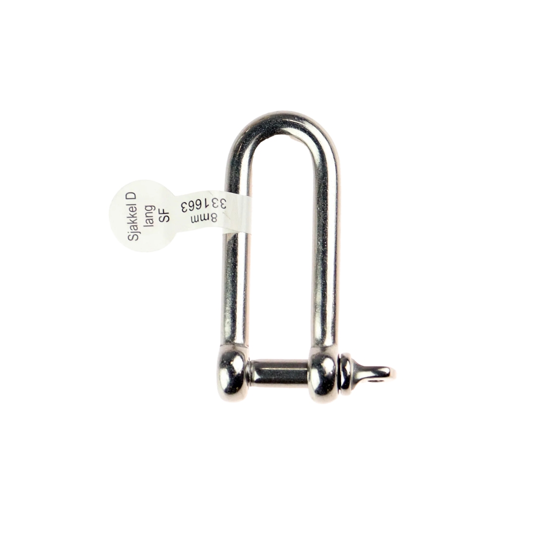 Sjakkel d lang 8mm 5/16 sf316