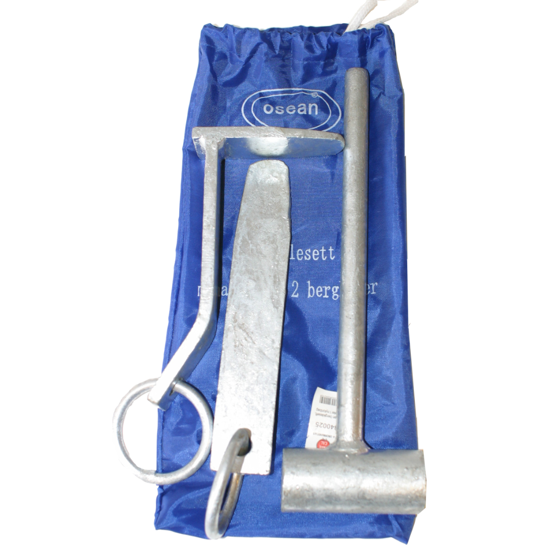 Osean bergkilesett, 3 deler i nylonpose