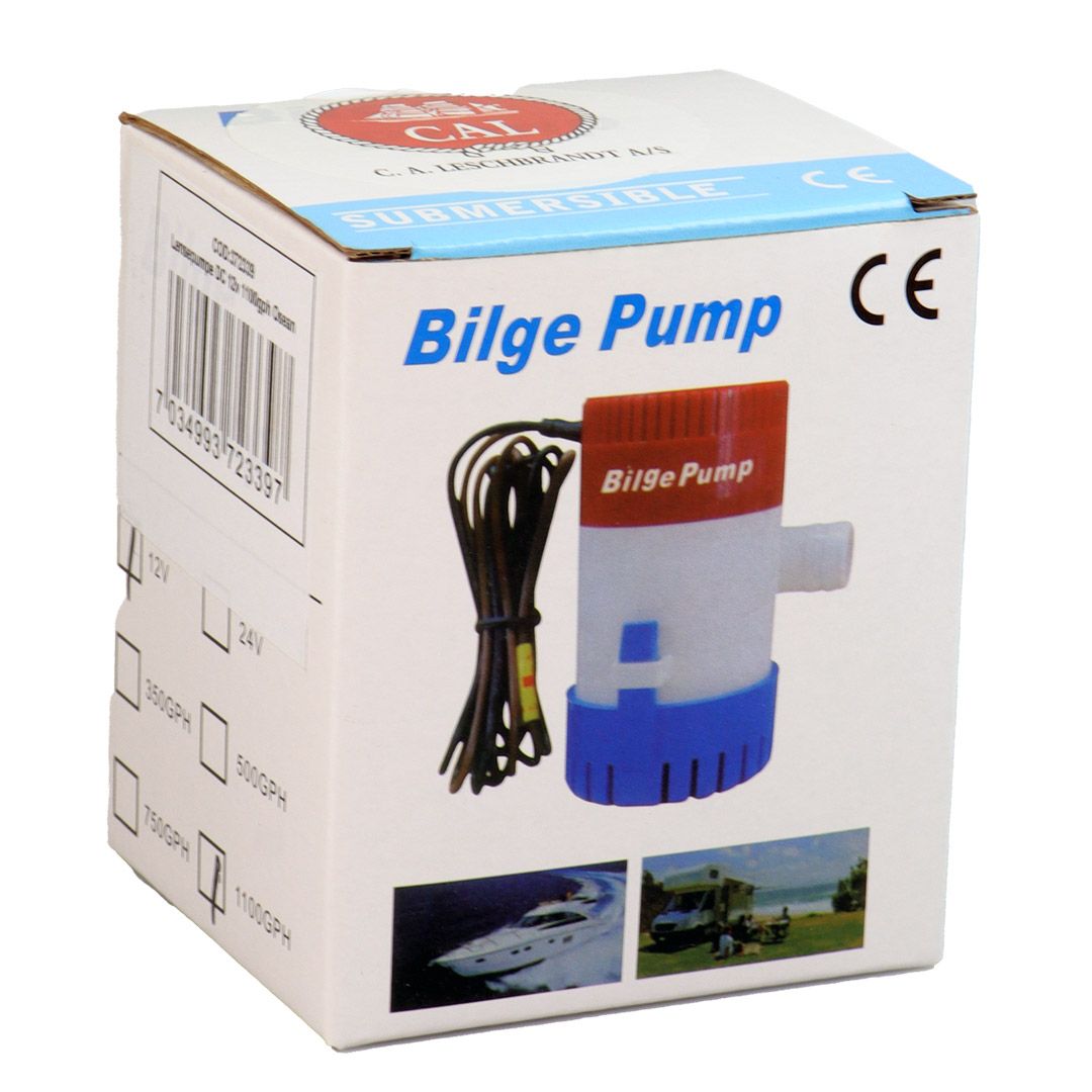 Lensepumpe dc 12v 1100gph osean - Bilde 2