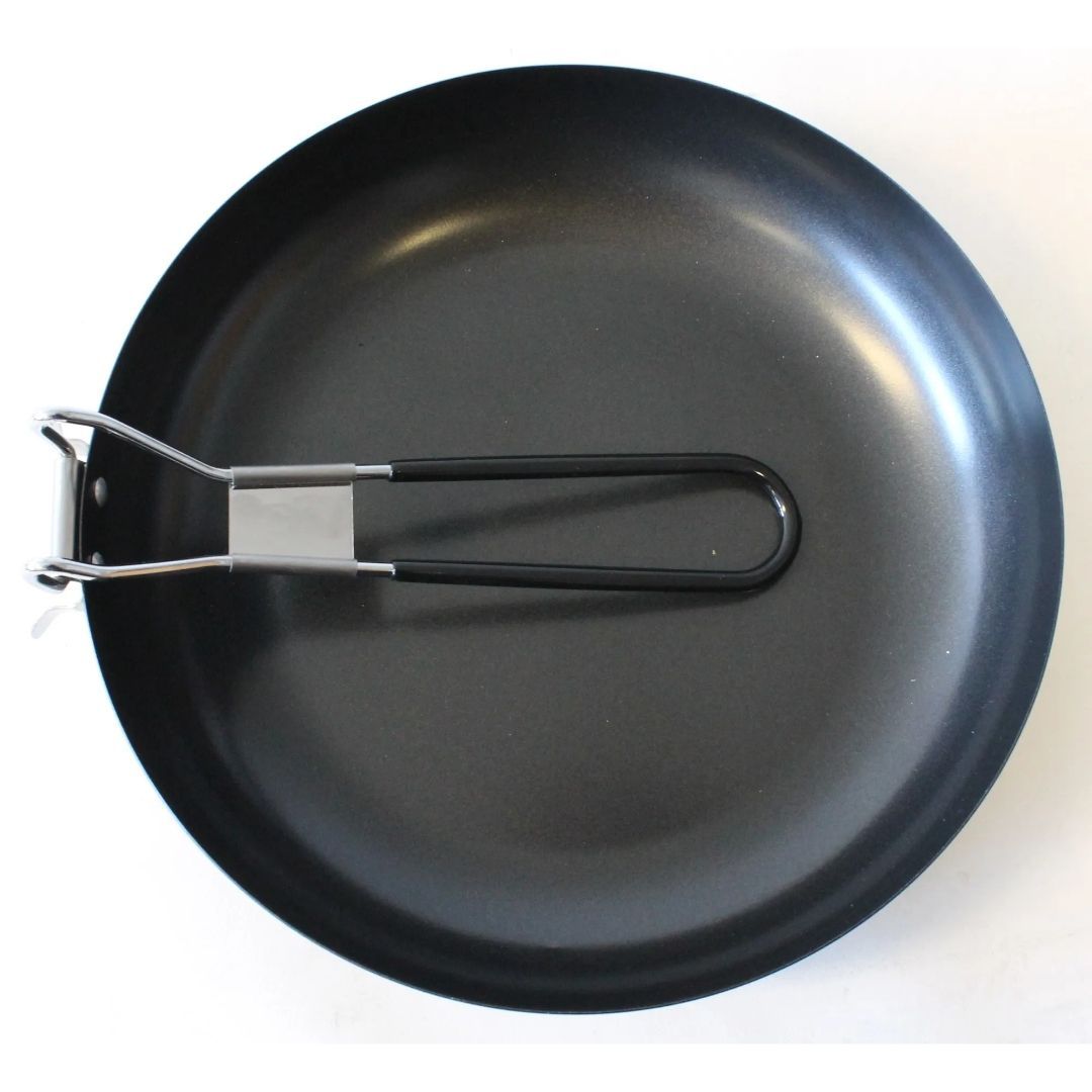 Stekepanne i stål 24cm ø x 43cm l - Bilde 2