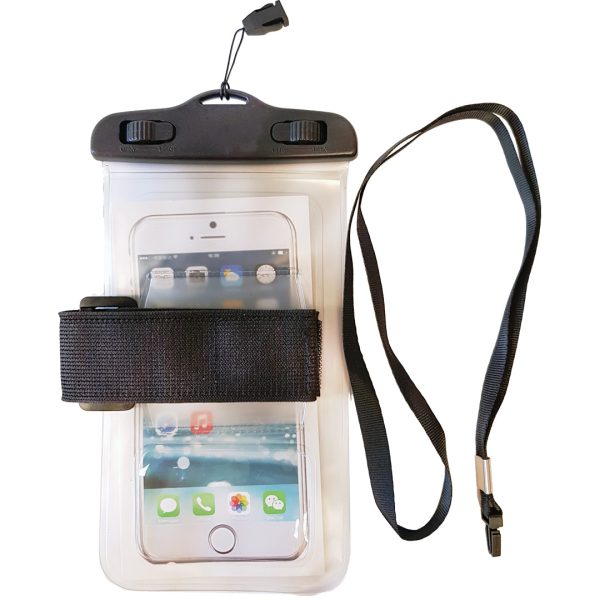 Vanntett lomme for mobiltelefon 18x10cm