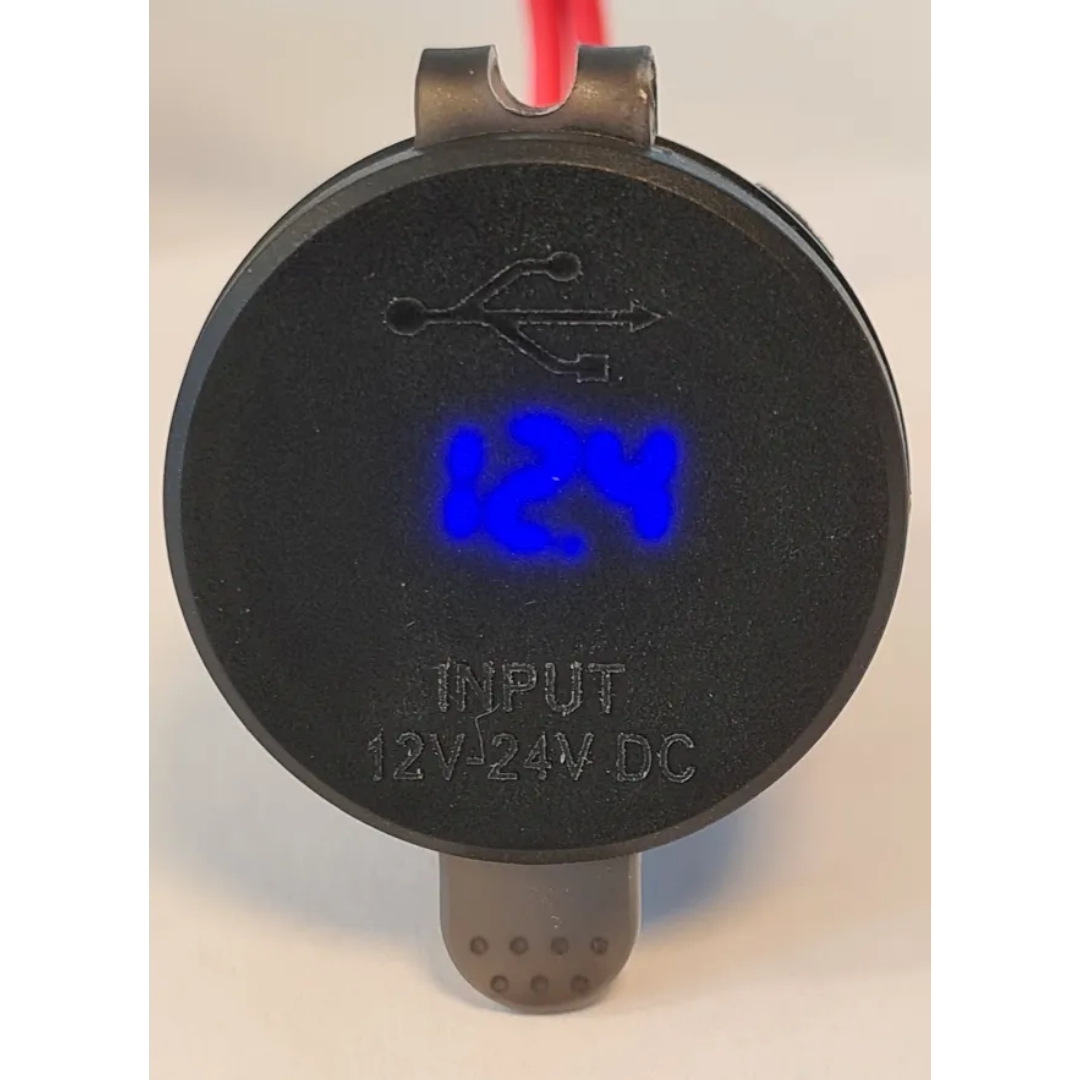 Usb uttak med usb c+ pd + qc 12-24v - Bilde 3