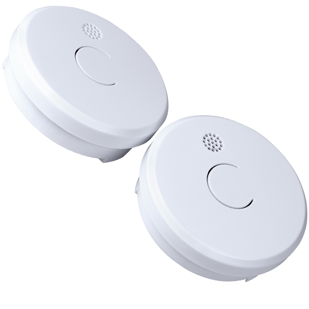 Røykvarsler trådløs optisk 2pk
