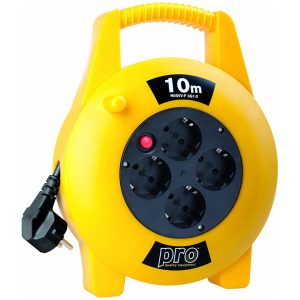 Pro kabeltrommel 10m pvc innendørs