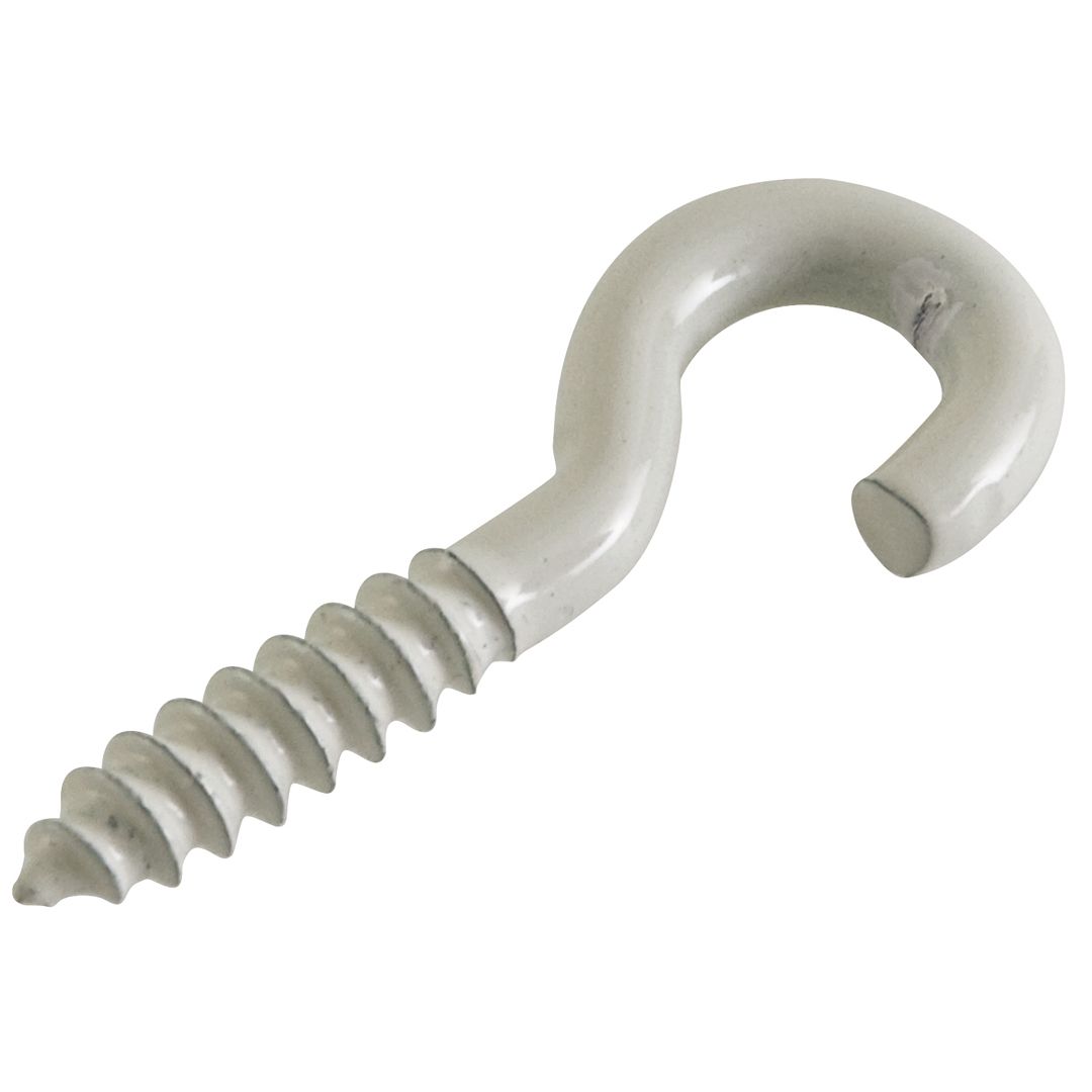 Fixxer lampekrok st hvit 4.8x50mm a2