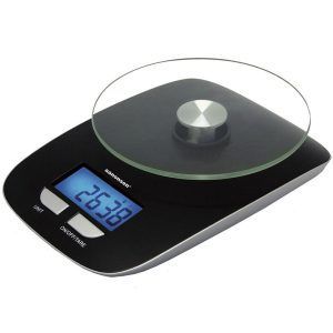 Aanonsen kjøkkenvekt digital glass 5kg/1