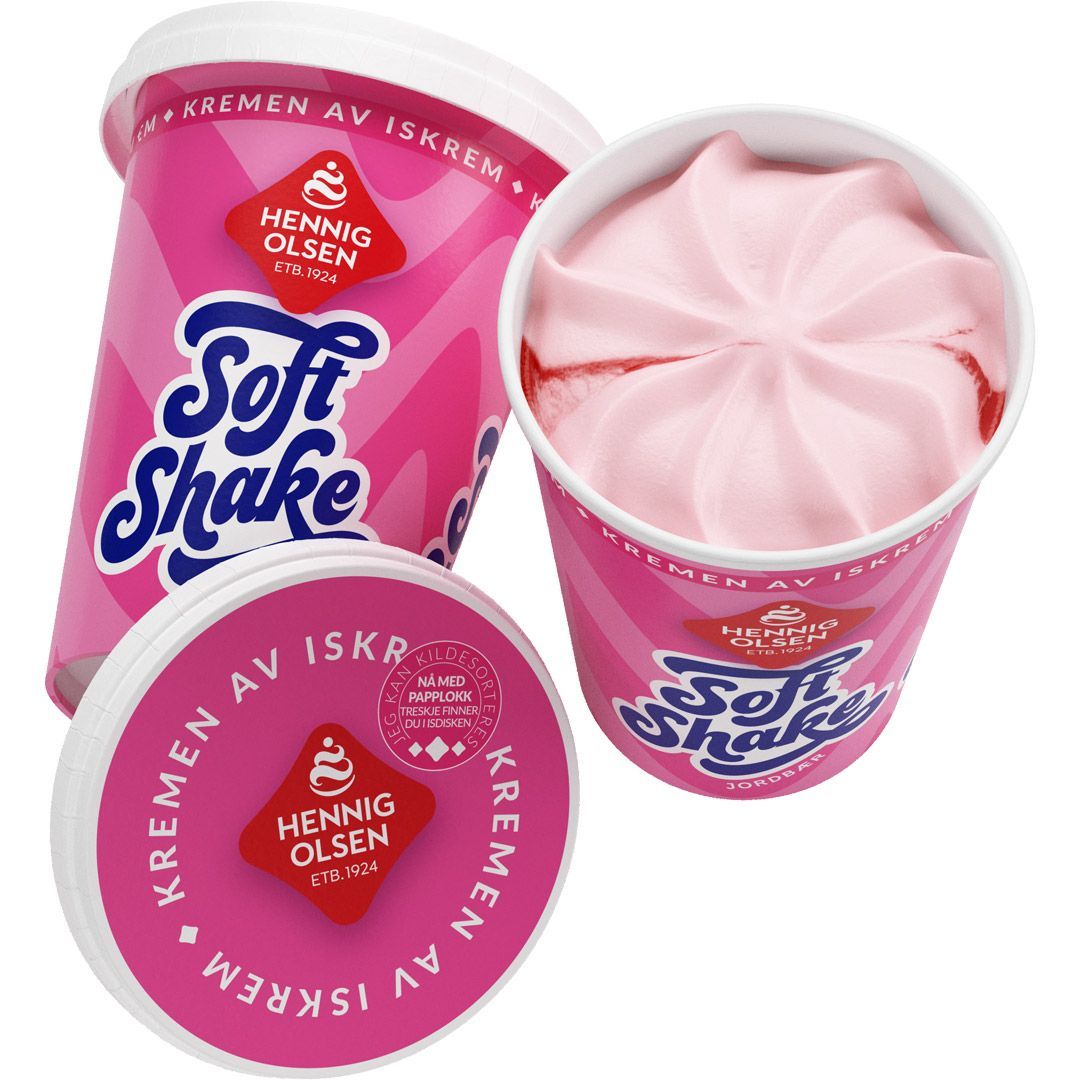 Soft shake jordbær 250ml - Bilde 2