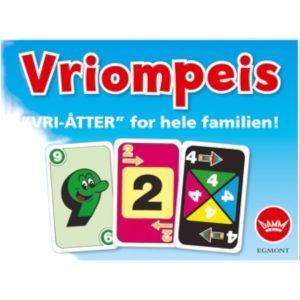 Vriompeis, kortspill m/hangtag