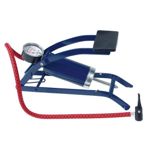 Fotpumpe med manometer